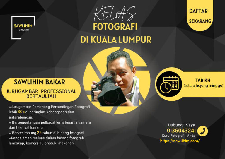 Bengkel Fotografi di Kuala Lumpur